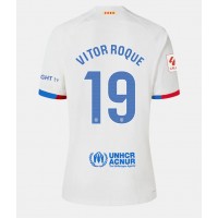 Barcelona Vitor Roque #19 Bortedrakt Dame 2023-24 Kortermet